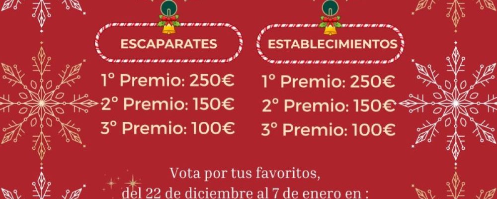 ABIERTO EL PLAZO PARA EL CONCURSO DE DECORACIÓN DE NAVIDAD DE ACEB-ACCAB, CON 1.000 EUROS EN PREMIOS