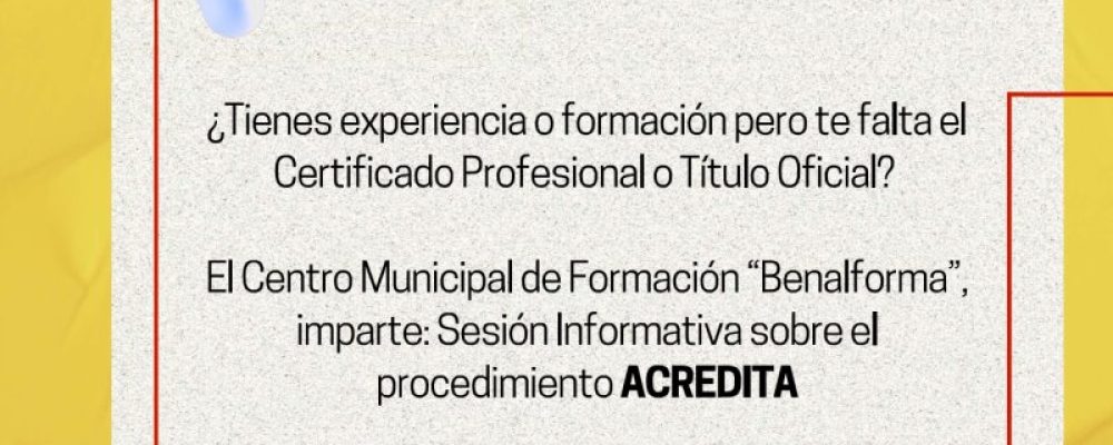 LA SEDE DE ACEB-ACCAB ACOGERÁ EL 20 DE FEBRERO UNA SESIÓN SOBRE EL PROCEDIMIENTO ACREDITA