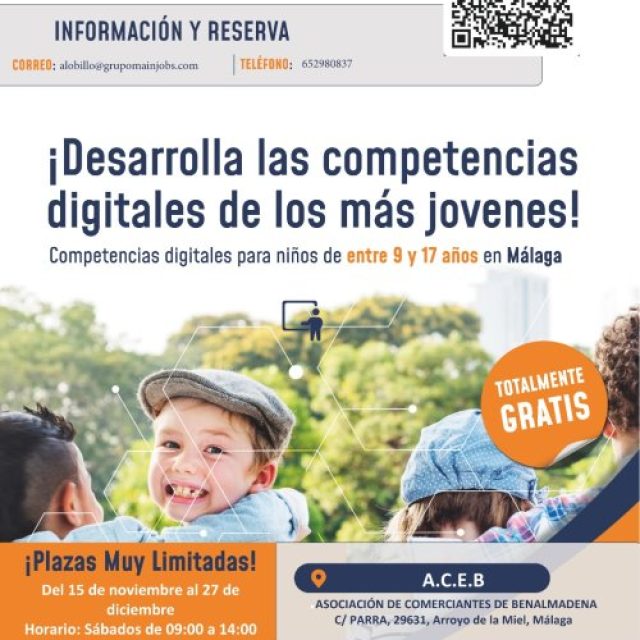 ACEB ACOGERÁ UN PROGRAMA FORMATIVO GRATUITO DE COMPETENCIAS DIGITALES PARA NIÑOS Y JÓVENES