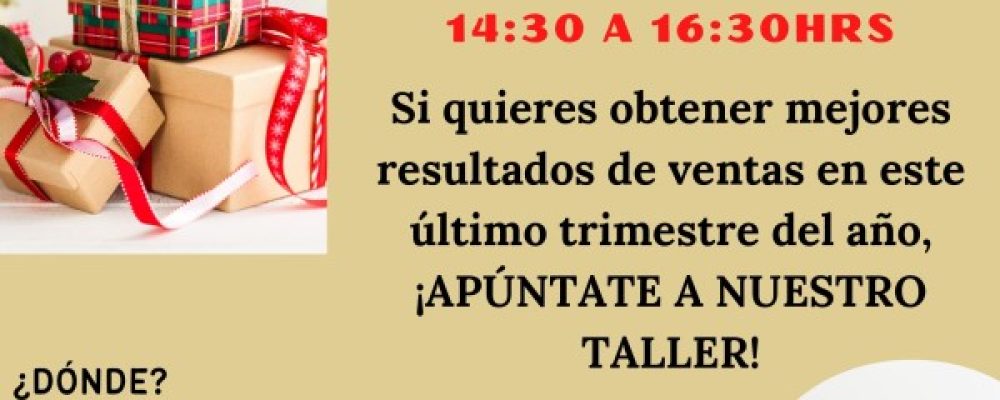 TALLER GRATUITO “CAMPAÑA BLACK FRIDAY & NAVIDAD PARA COMERCIOS”, EN LA SEDE DE ACEB Y ACCAB EL 19 DE OCTUBRE