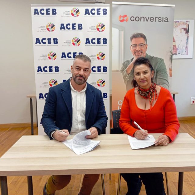 ACEB Y CONVERSIA FIRMAN UN ACUERDO DE COLABORACIÓN PARA FACILITAR EL CUMPLIMIENTO NORMATIVO A LAS PYMES