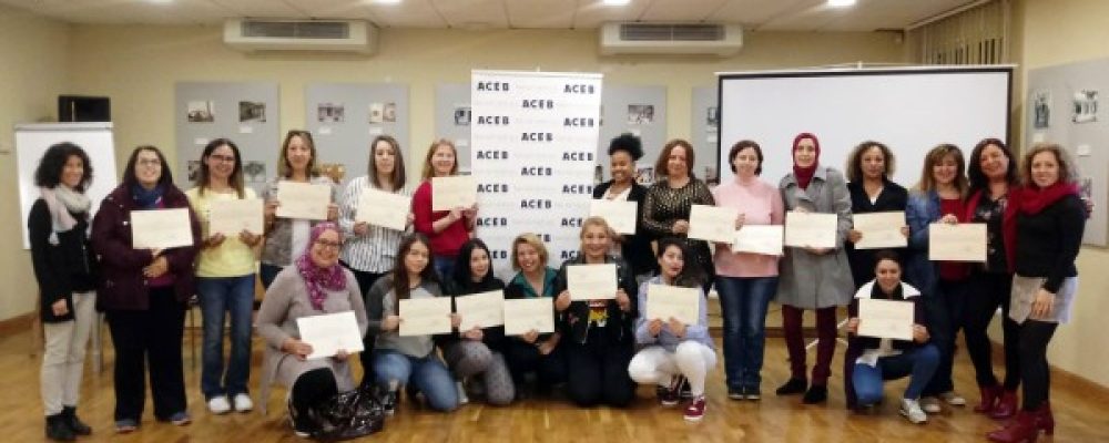 UN TOTAL DE 18 MUJERES CONCLUYEN EL CURSO DE CAMARERA DE PISOS DESARROLLADO POR INCORPORA EN LA SEDE DE ACEB