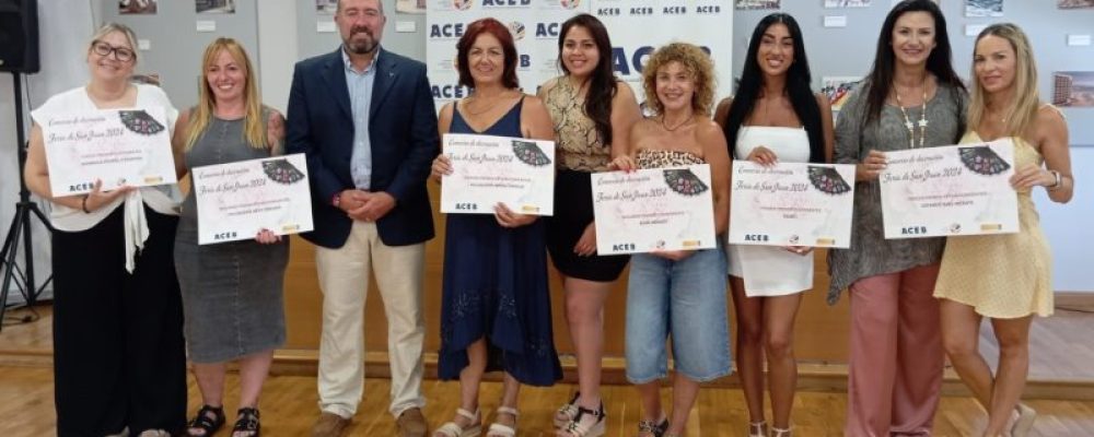 VELVET Y PELUQUERÍA MARÍA CABELLO, GANADORES DE LOS CONCURSOS DE FERIA DE SAN JUAN ORGANIZADOS POR LA ACEB