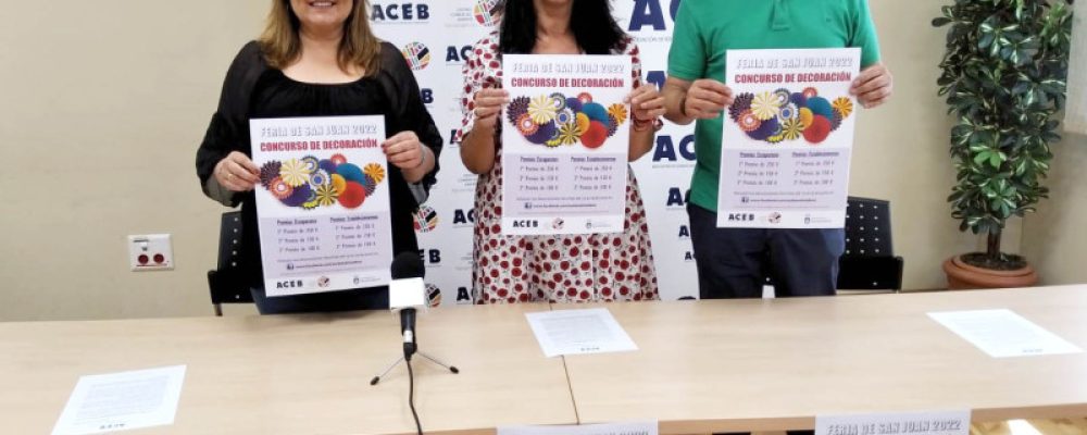 LA ACEB CONVOCA EL CONCURSO DE DECORACIÓN FERIA DE SAN JUAN, CON 1.000 EUROS EN PREMIOS