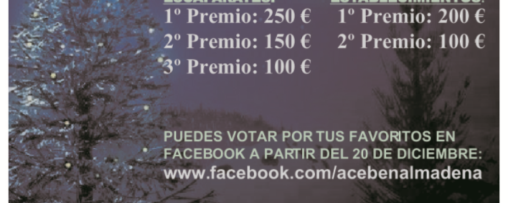 LA ACEB CONVOCA UN CONCURSO DE DECORACIÓN NAVIDEÑA DE ESTABLECIMIENTOS QUE REPARTIRÁ 800 EUROS EN PREMIOS