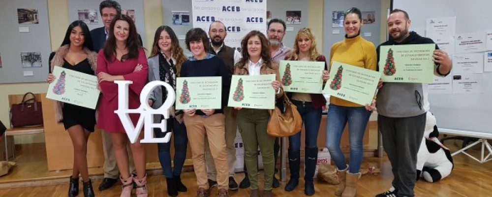 LA ACEB ENTREGA LOS PREMIOS DE LOS CONCURSOS DE NAVIDAD Y LA CAMPAÑA “GANA UN ESCAPARATE”