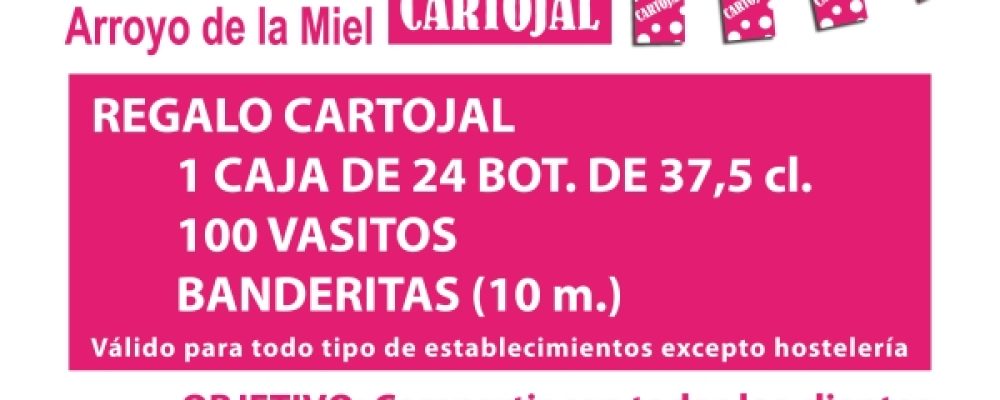 CARTOJAL GRATUITO PARA SOCIOS DE LA ACEB