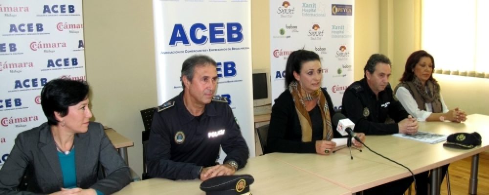 PRESENTADA EN LA ACEB LA CAMPAÑA ‘COMERCIO SEGURO’ CON RECOMENDACIONES Y AUMENTO DE EFECTIVOS DE POLICÍA EN NAVIDAD